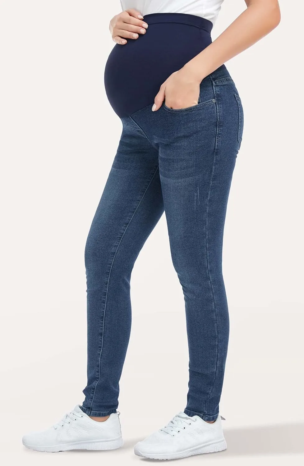 maternity jeans belly pockets 7