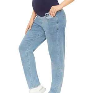 maternity jeans belly support 1