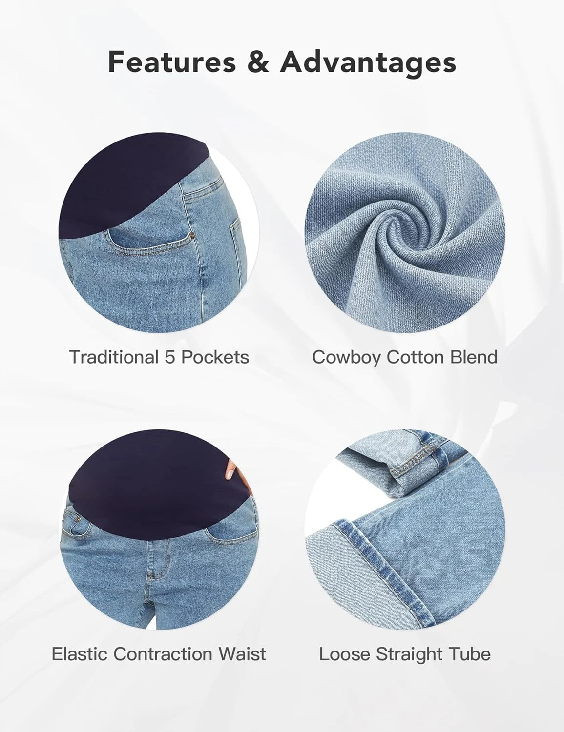 maternity jeans belly support 4