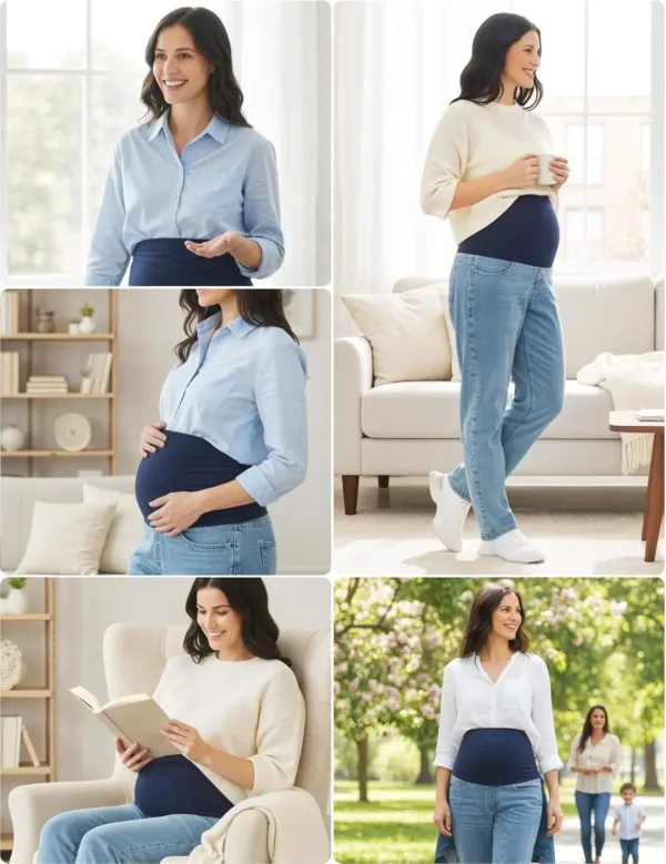 maternity jeans belly support 6