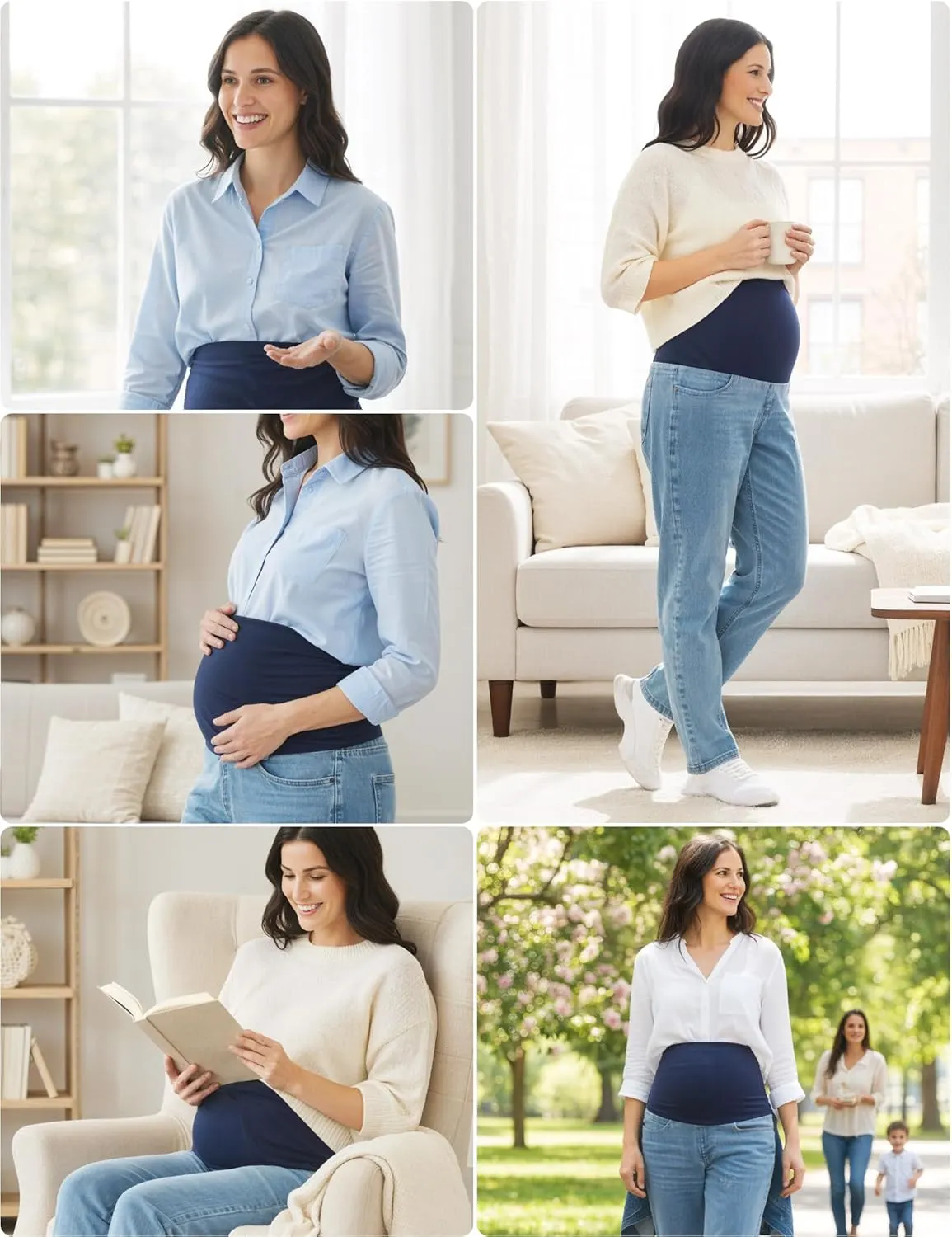 maternity jeans belly support 6