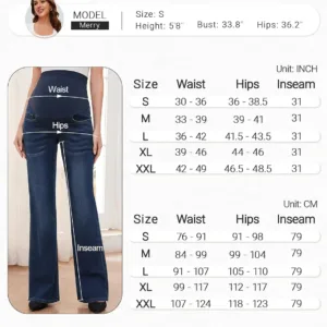 maternity jeans bootcut 6