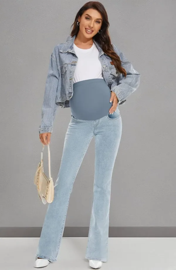 maternity jeans bootcut 7
