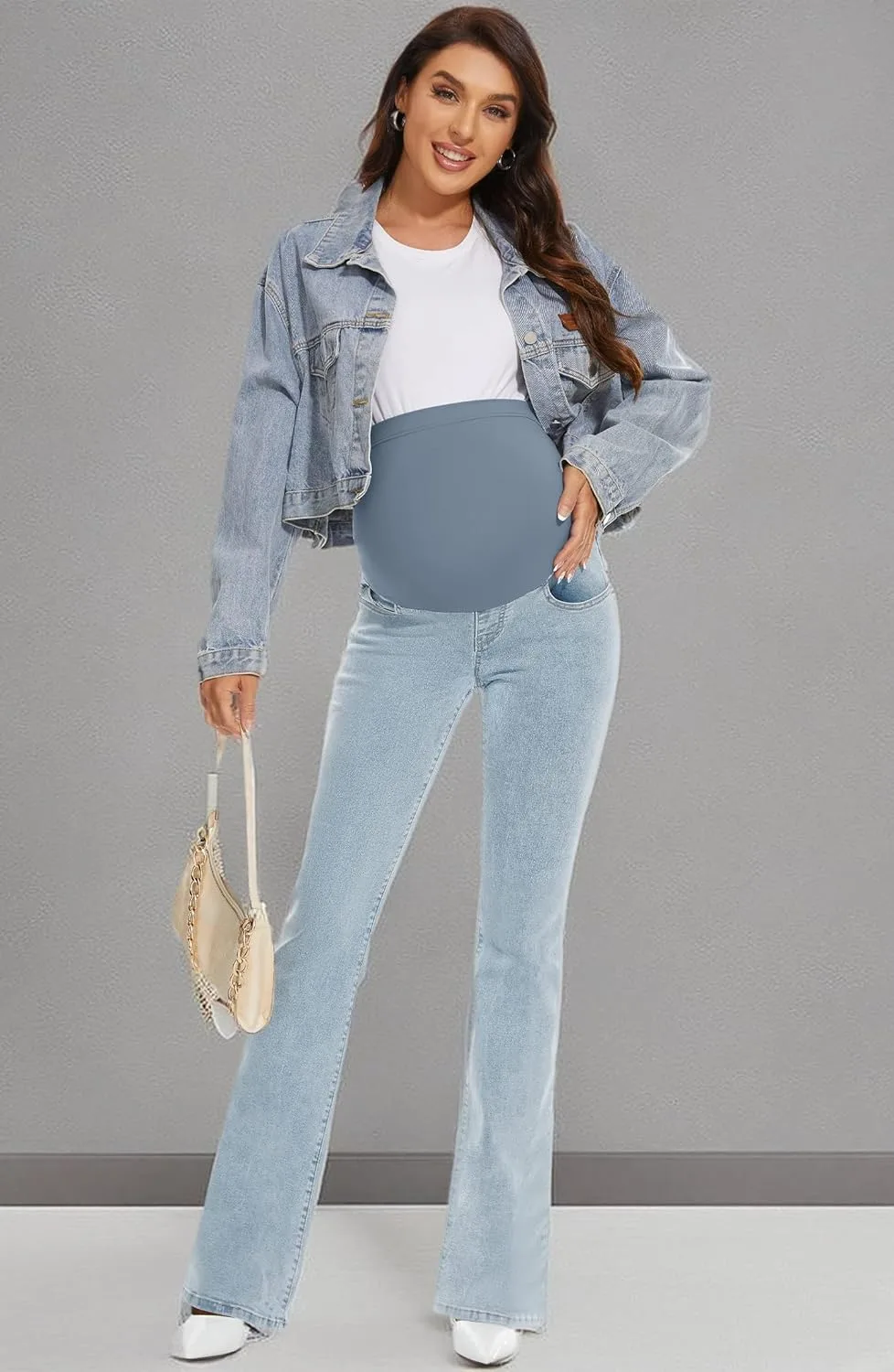 maternity jeans bootcut 7