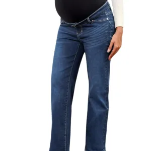 maternity jeans over belly 7
