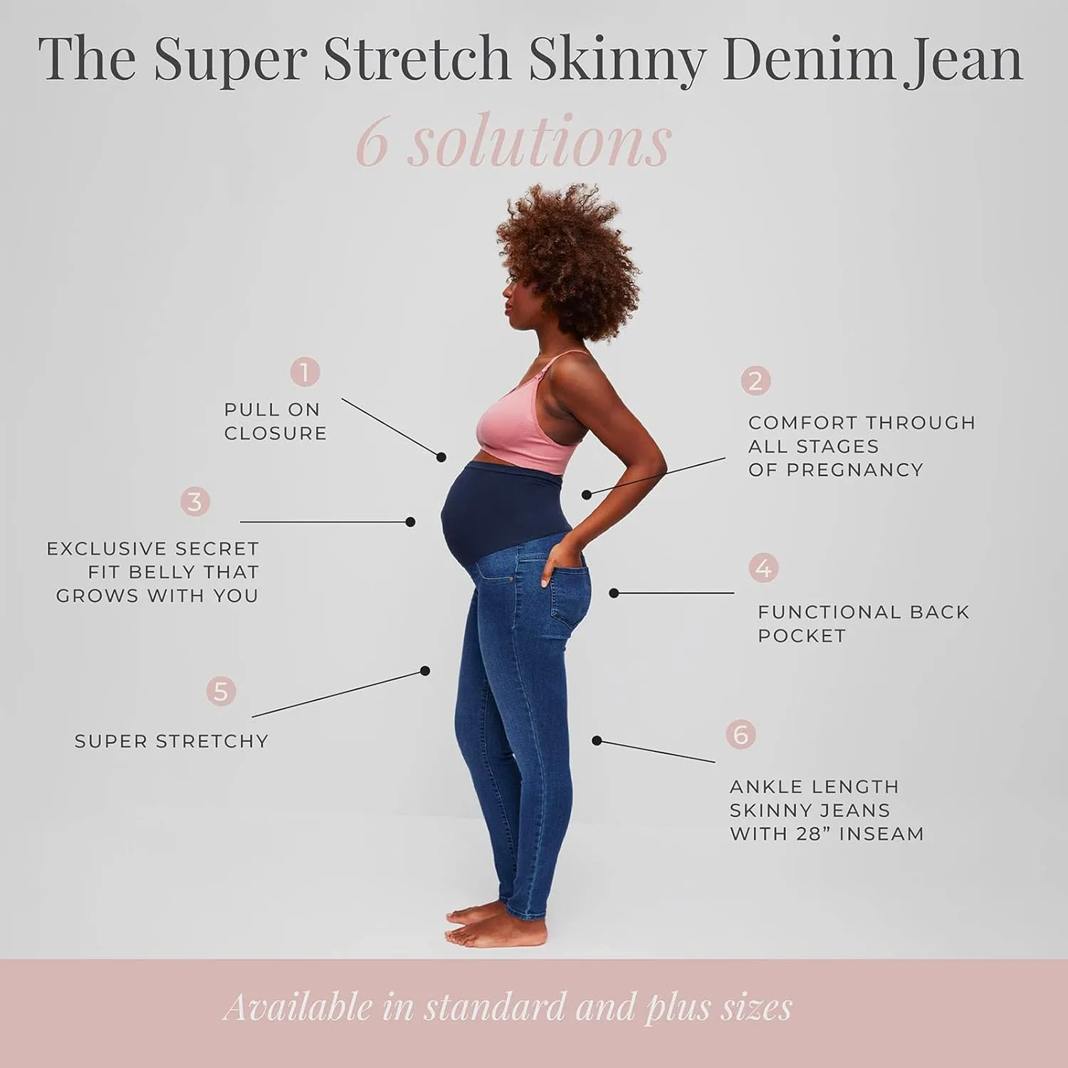 maternity jeans secret fit 5