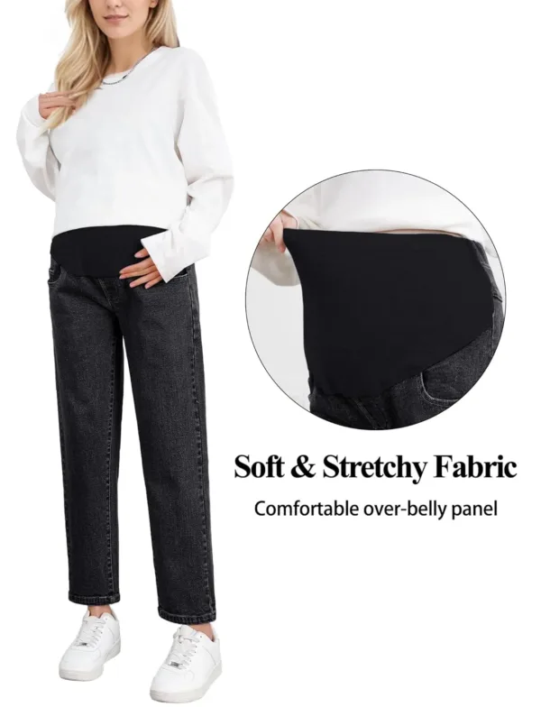maternity jeans wide leg 2