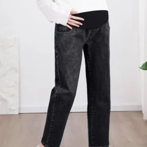 maternity jeans wide leg 3