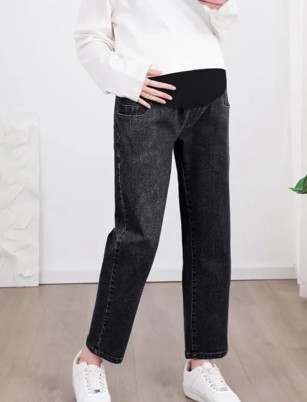 maternity jeans wide leg 3
