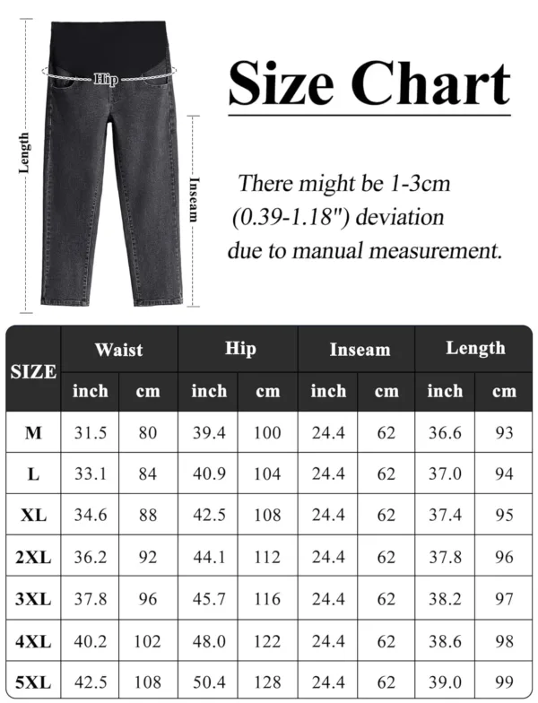 maternity jeans wide leg 4