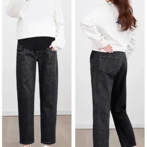maternity jeans wide leg 5