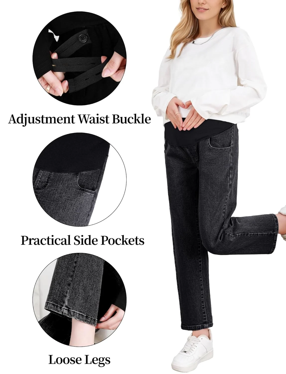 maternity jeans wide leg 6