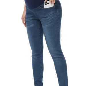maternity jeggings belly 1
