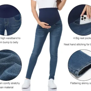maternity jeggings belly 2
