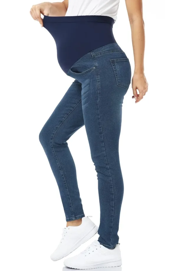 maternity jeggings belly 3