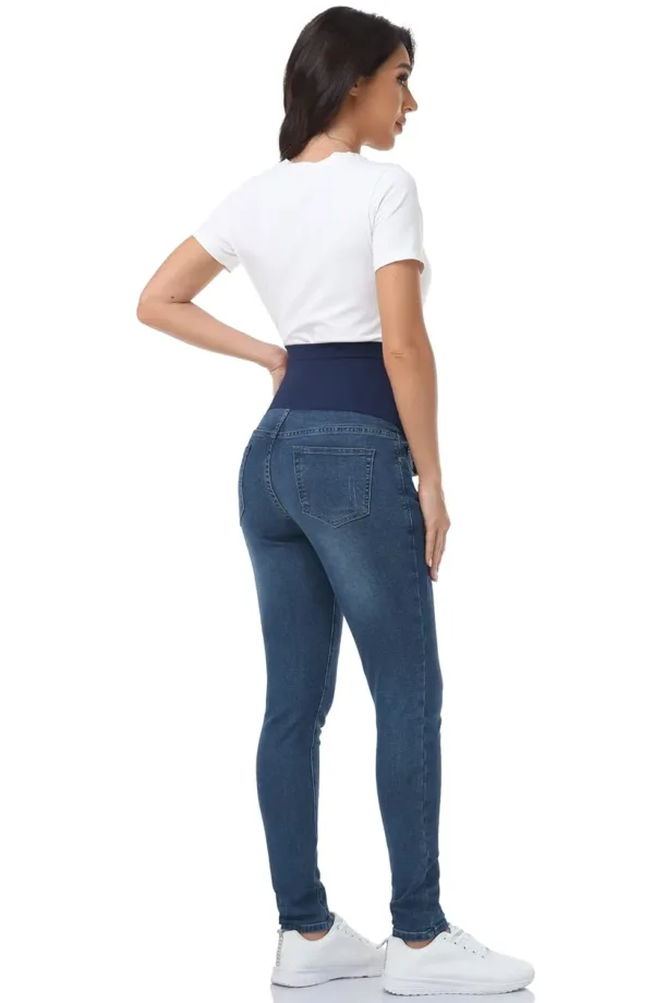 maternity jeggings belly 5