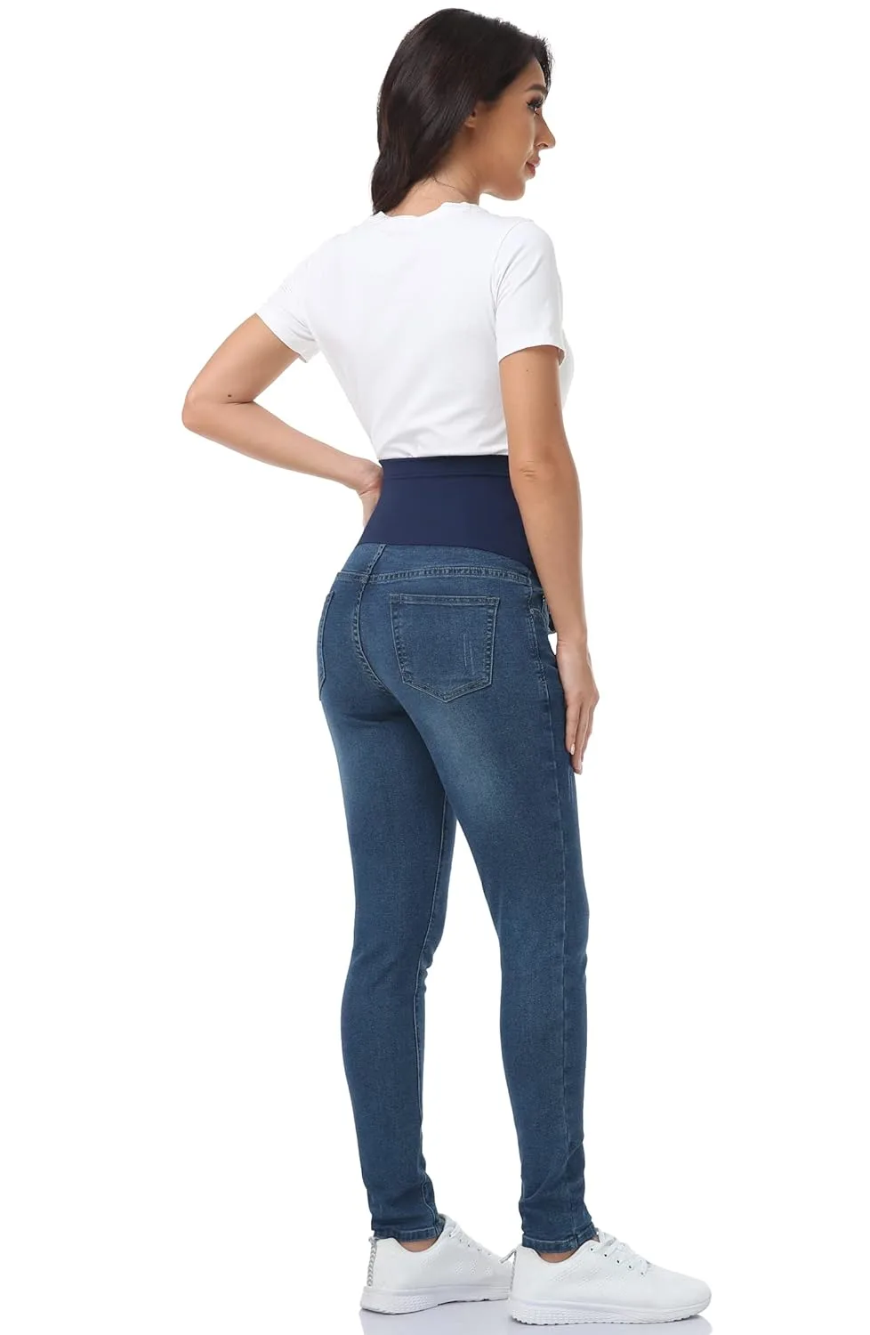maternity jeggings belly 5