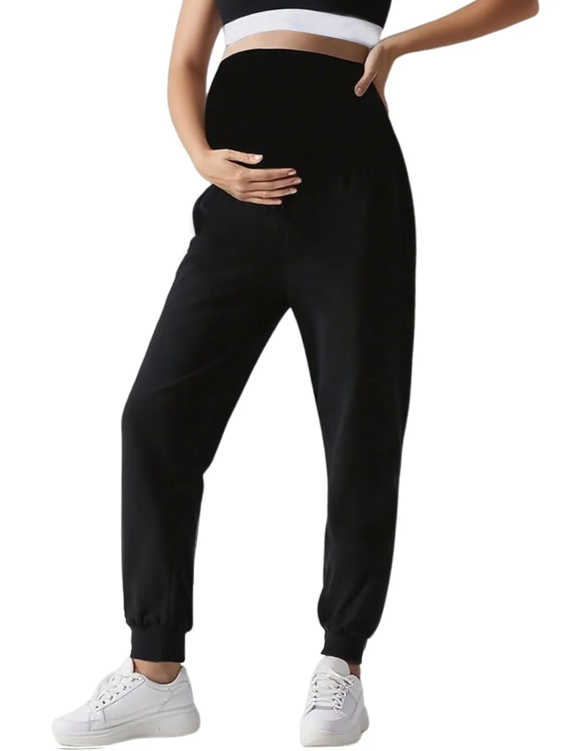 maternity joggers soft pants 1