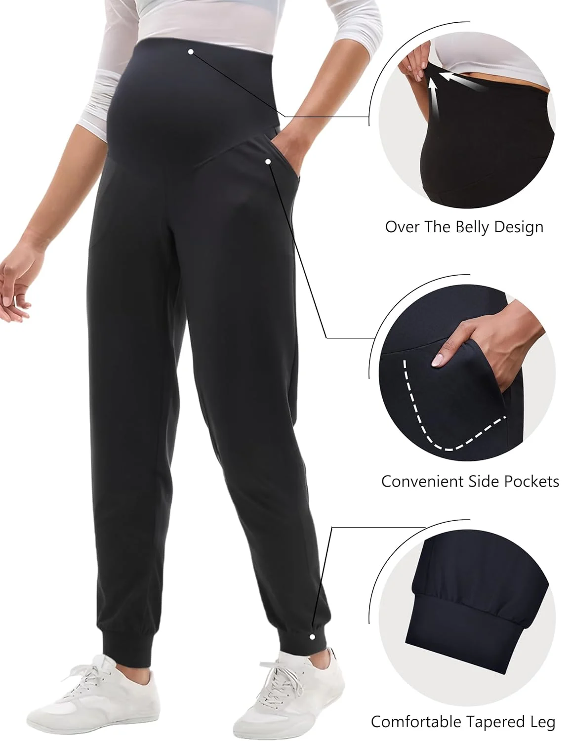 maternity joggers soft pants 3