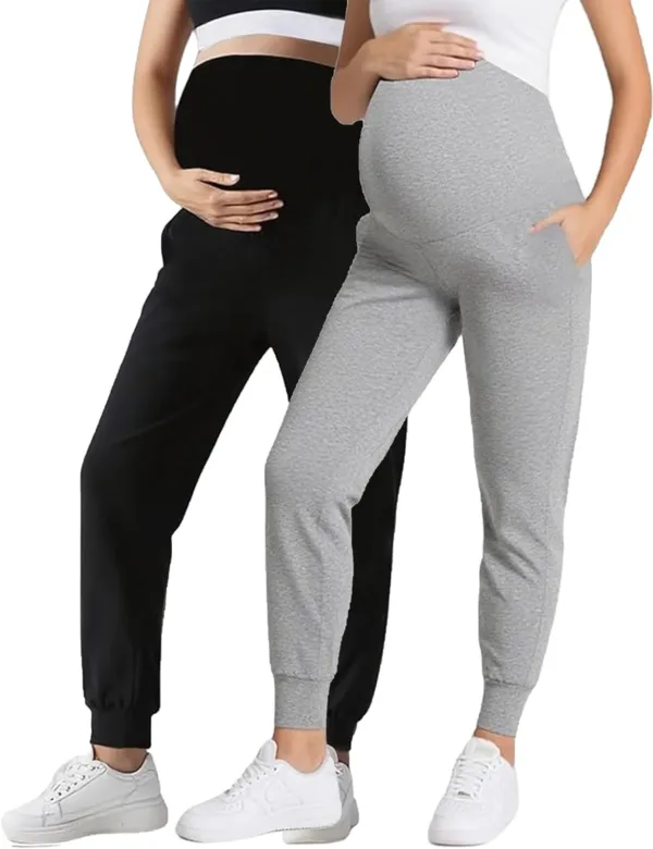 maternity joggers soft pants 7