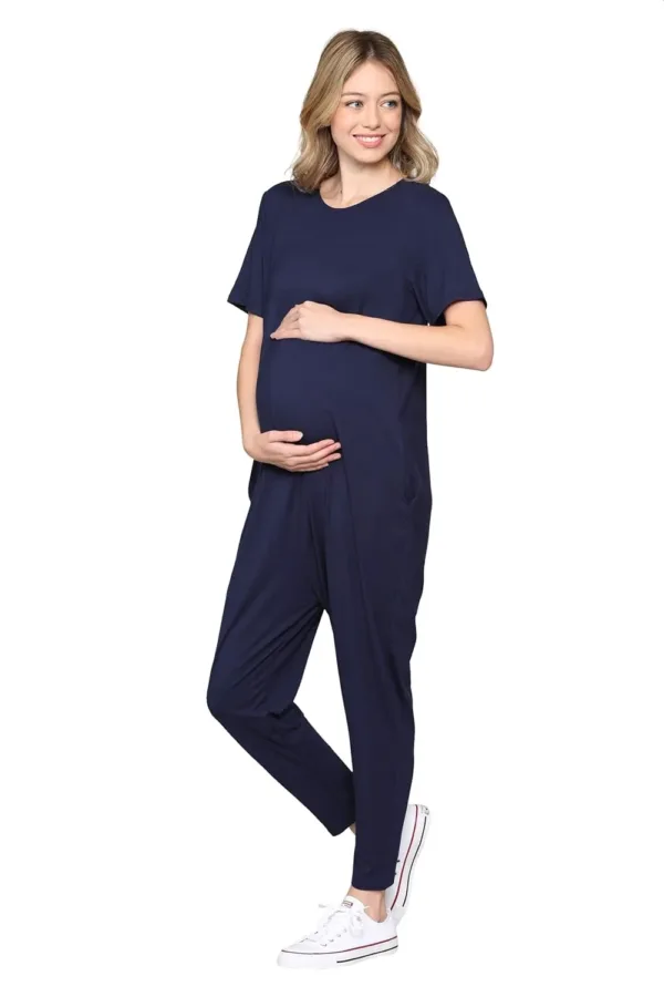 maternity jumpsuit pocket 2