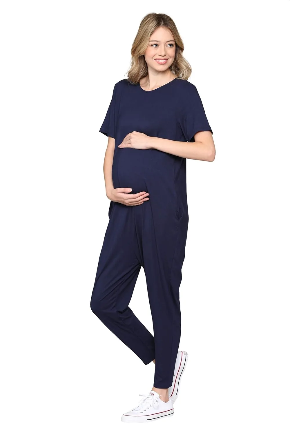 maternity jumpsuit pocket 2