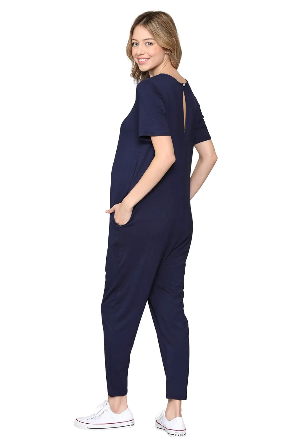 maternity jumpsuit pocket 3