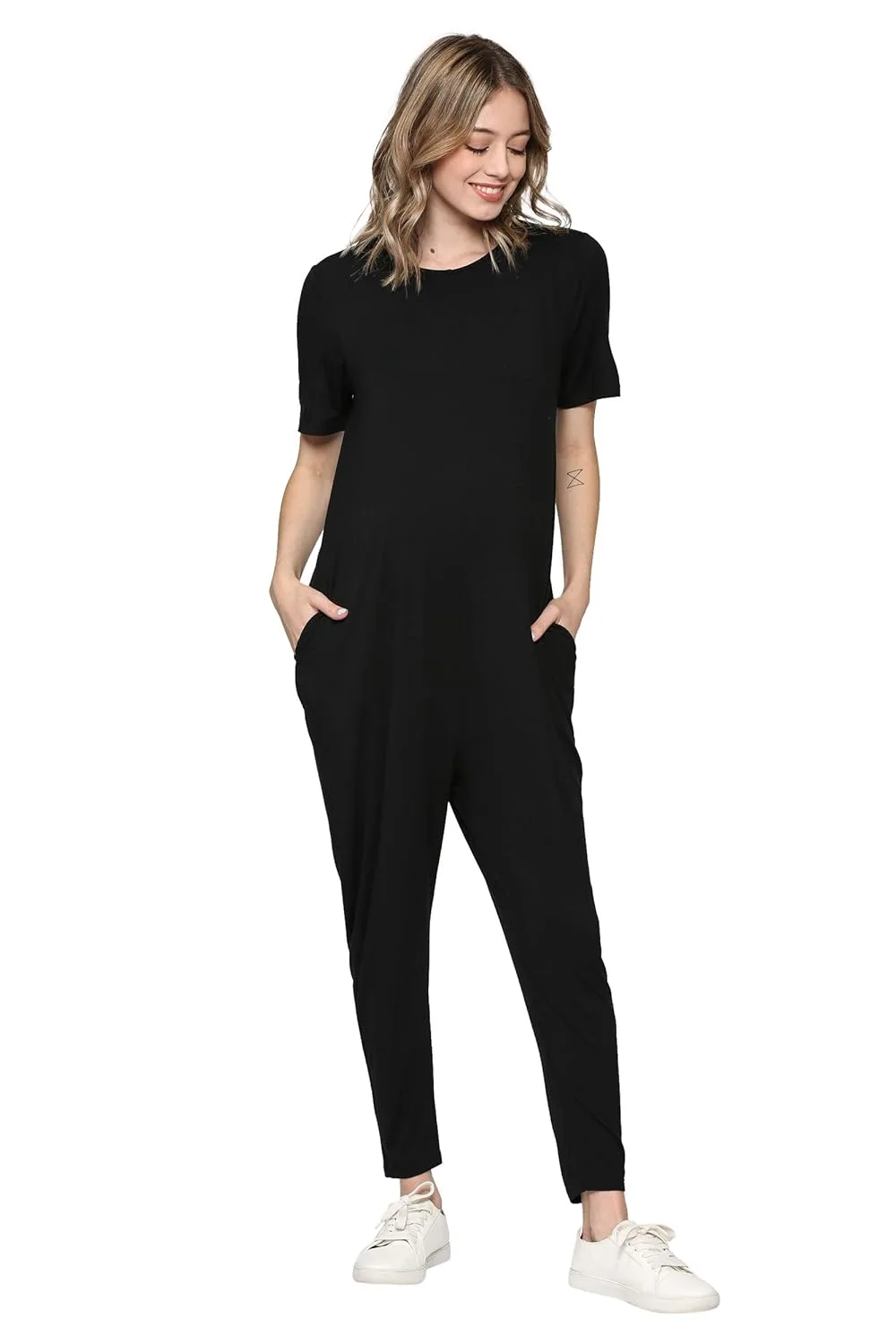 maternity jumpsuit pocket 6