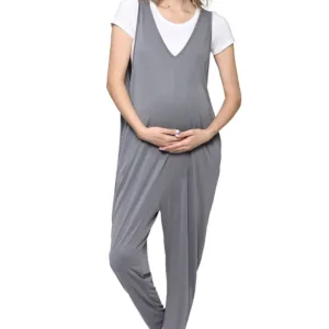 maternity jumpsuit sleeveless 1