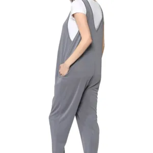 maternity jumpsuit sleeveless 3