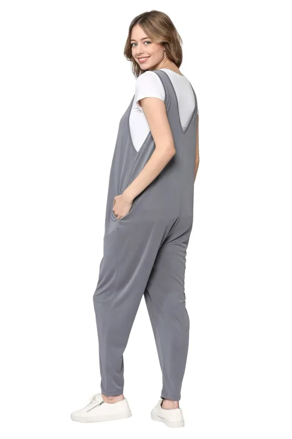 maternity jumpsuit sleeveless 3