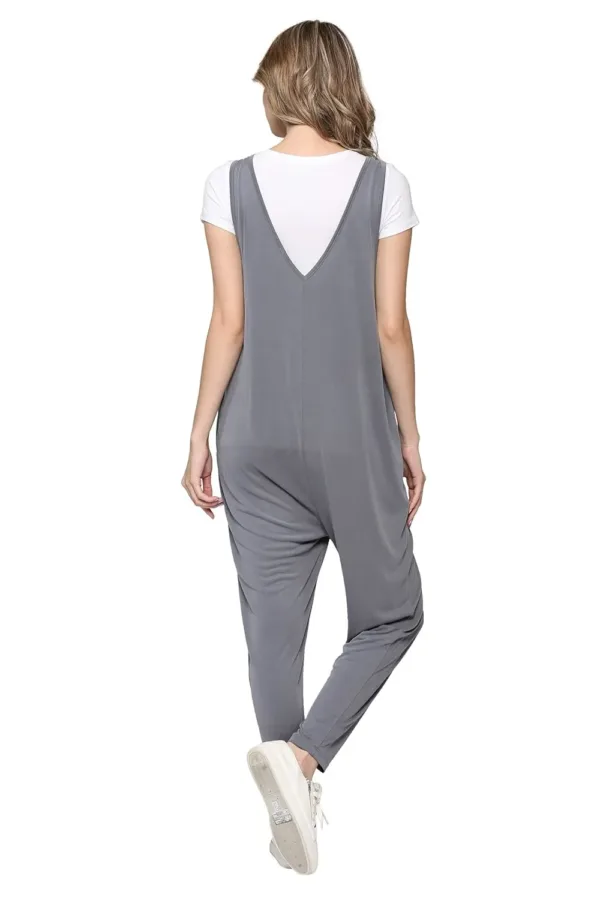 maternity jumpsuit sleeveless 4