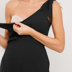 maternity jumpsuit sleeveless tie 5