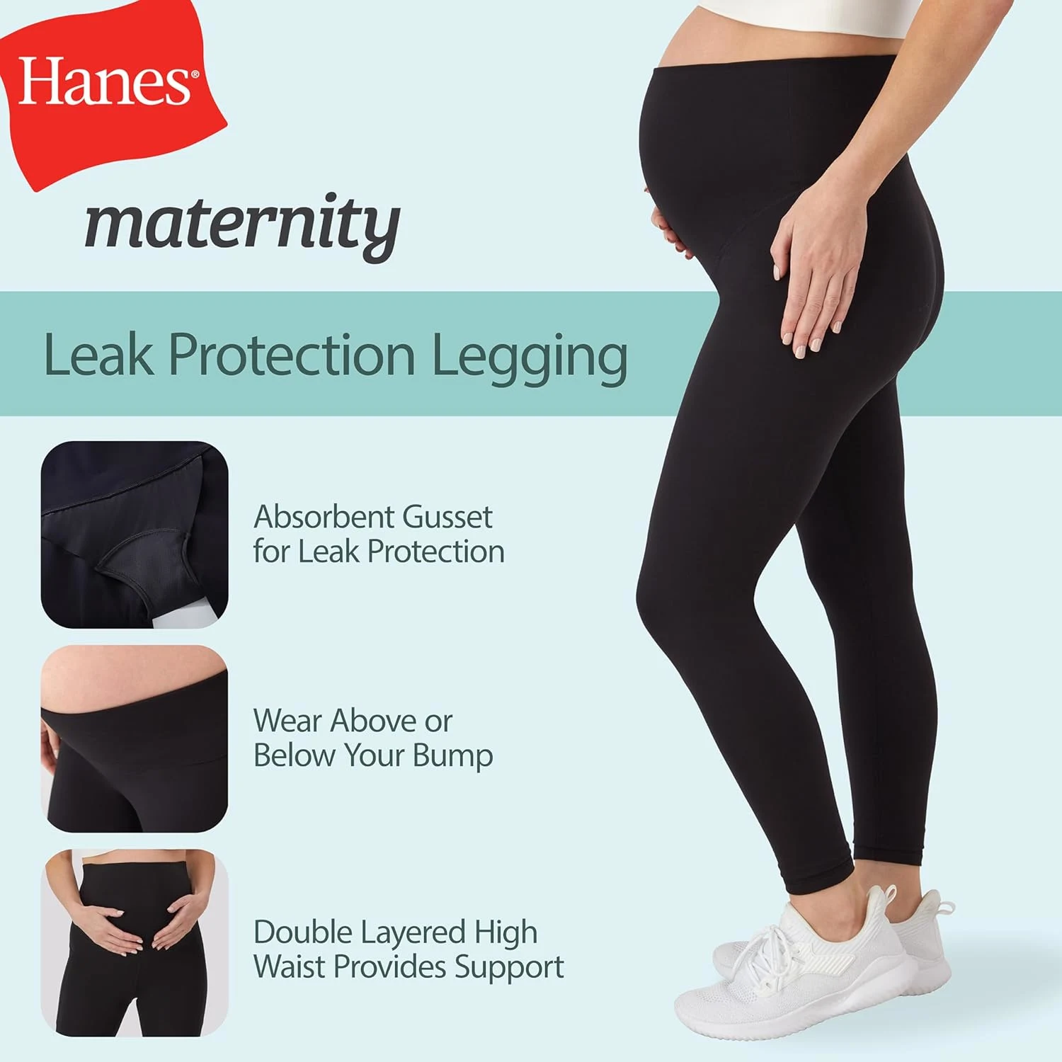 maternity leakproof leggings 2