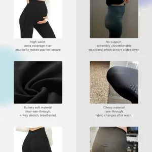 maternity leggings belly 6