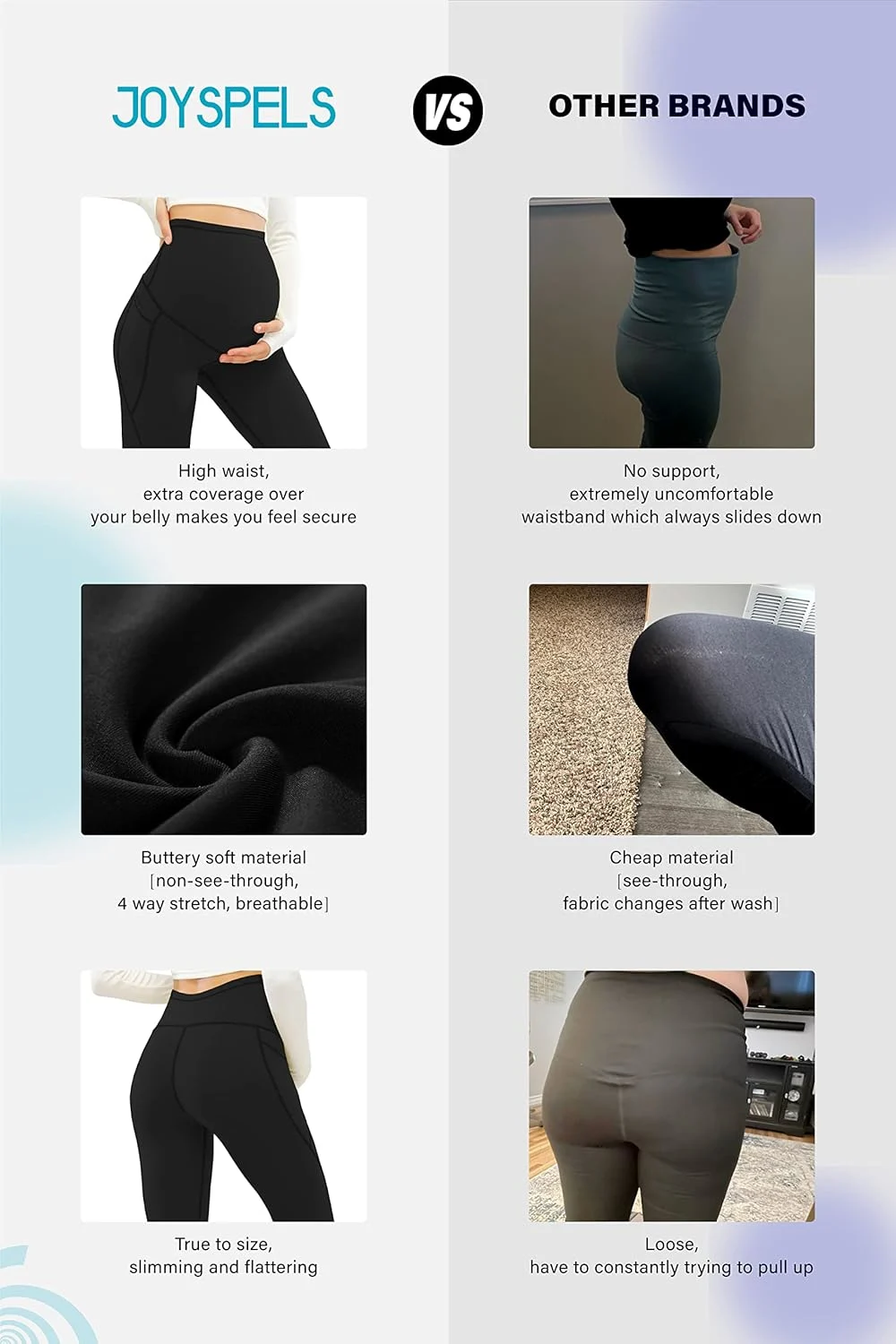 maternity leggings belly 6