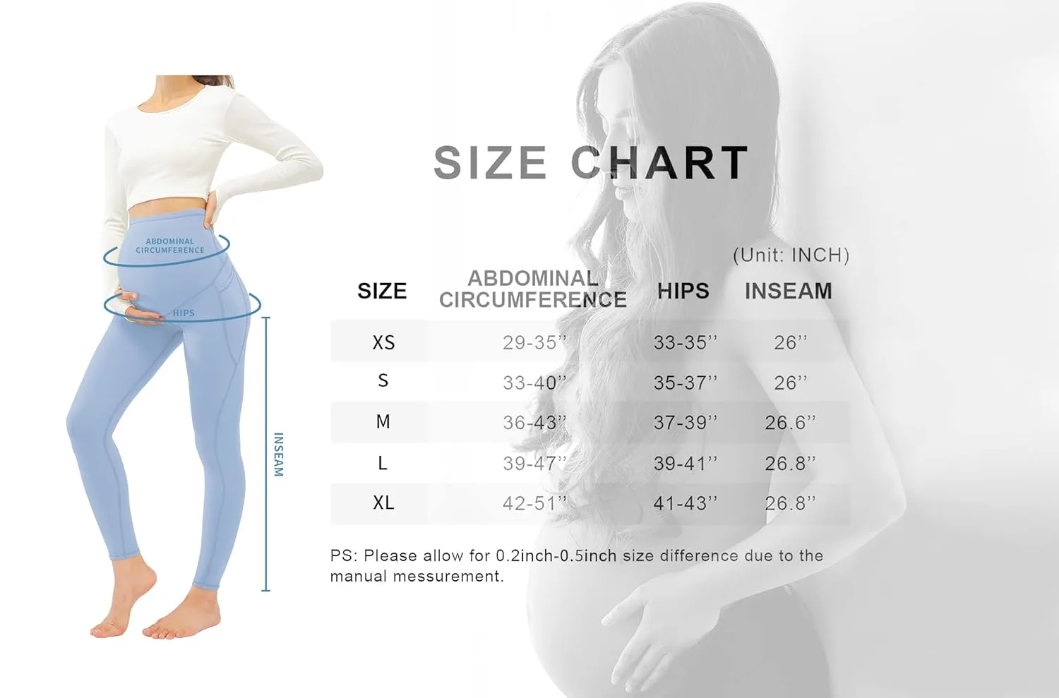 maternity leggings belly 7