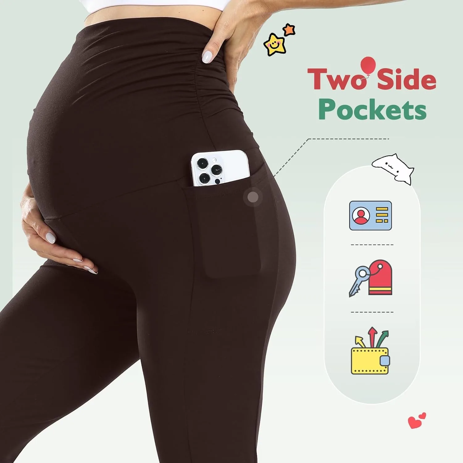 maternity leggings bump 4
