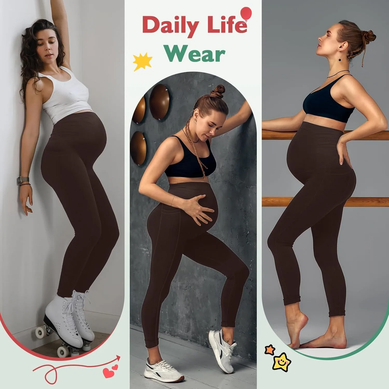 maternity leggings bump 6