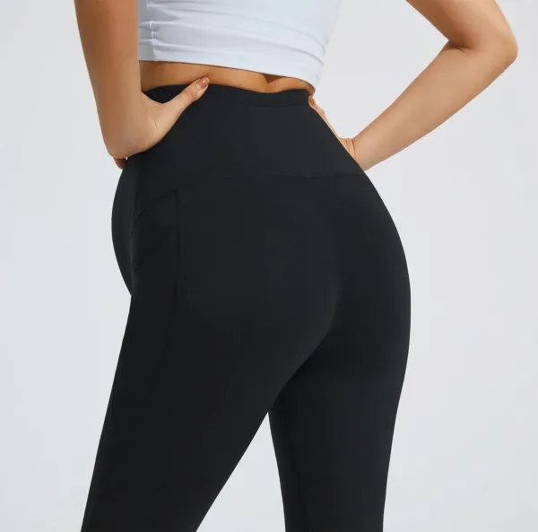 maternity leggings flare pocket 4