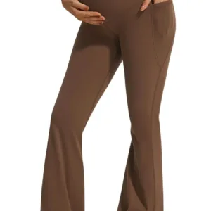 maternity leggings flare pocket 6