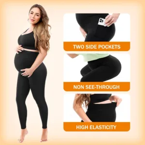 maternity leggings fleece 3