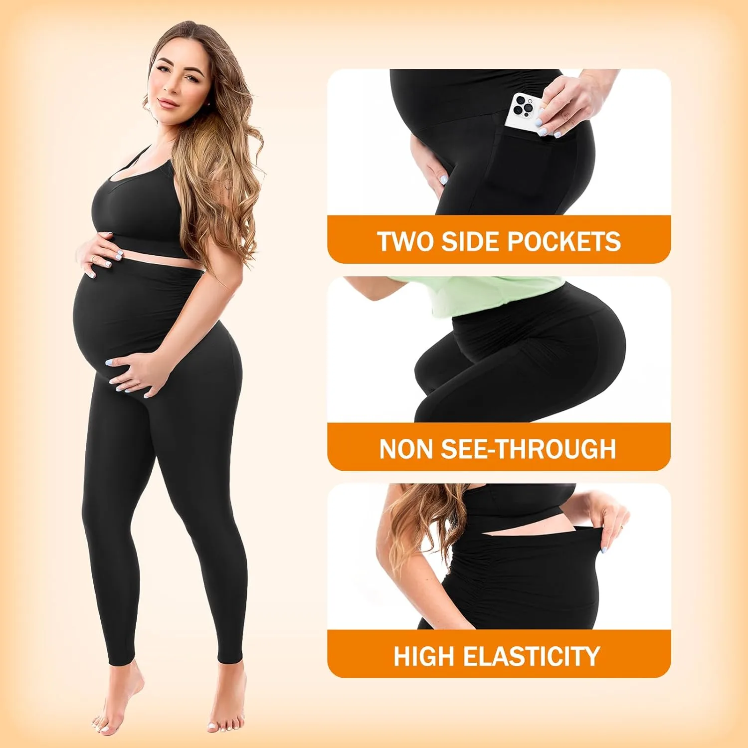 maternity leggings fleece 3