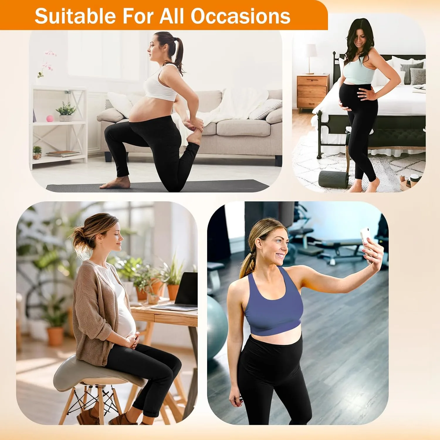 maternity leggings fleece 4