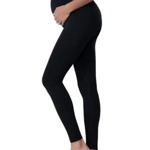 maternity leggings over belly 2
