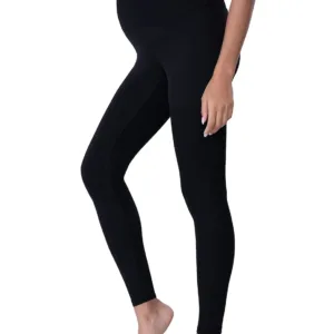 maternity leggings over belly 3