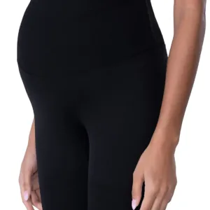 maternity leggings over belly 6