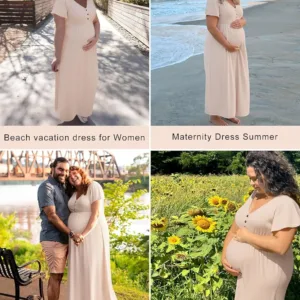 maternity maxi dress 3
