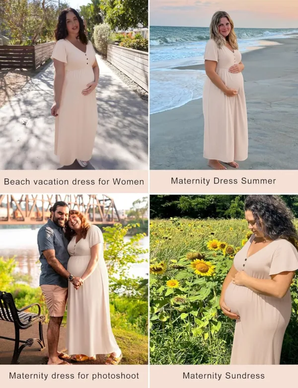 maternity maxi dress 3