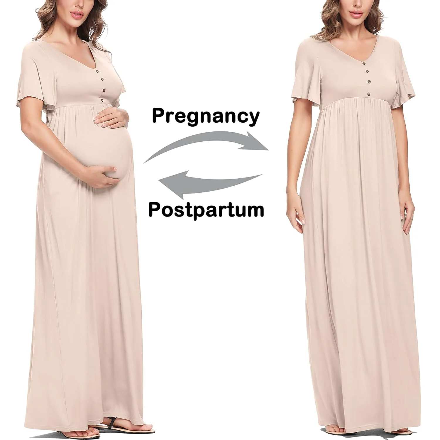 maternity maxi dress 4